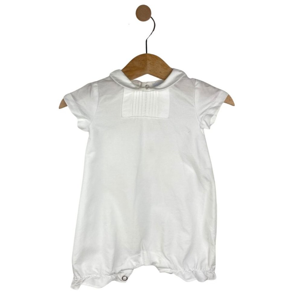 Laranjihna Cotton Baby Shortie White 6 Months